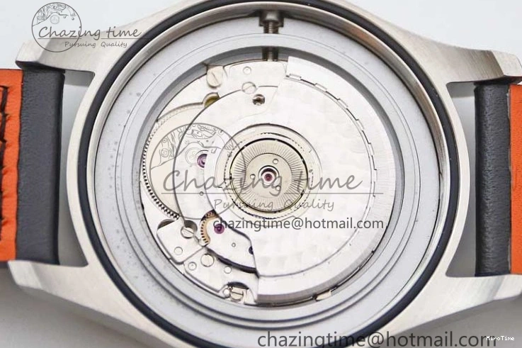 MIROTIME 0506 Vibrant Mark XVIII IW327001 SS M+F 1:1 Best Edition Black Dial on Black Leather Strap A 7055